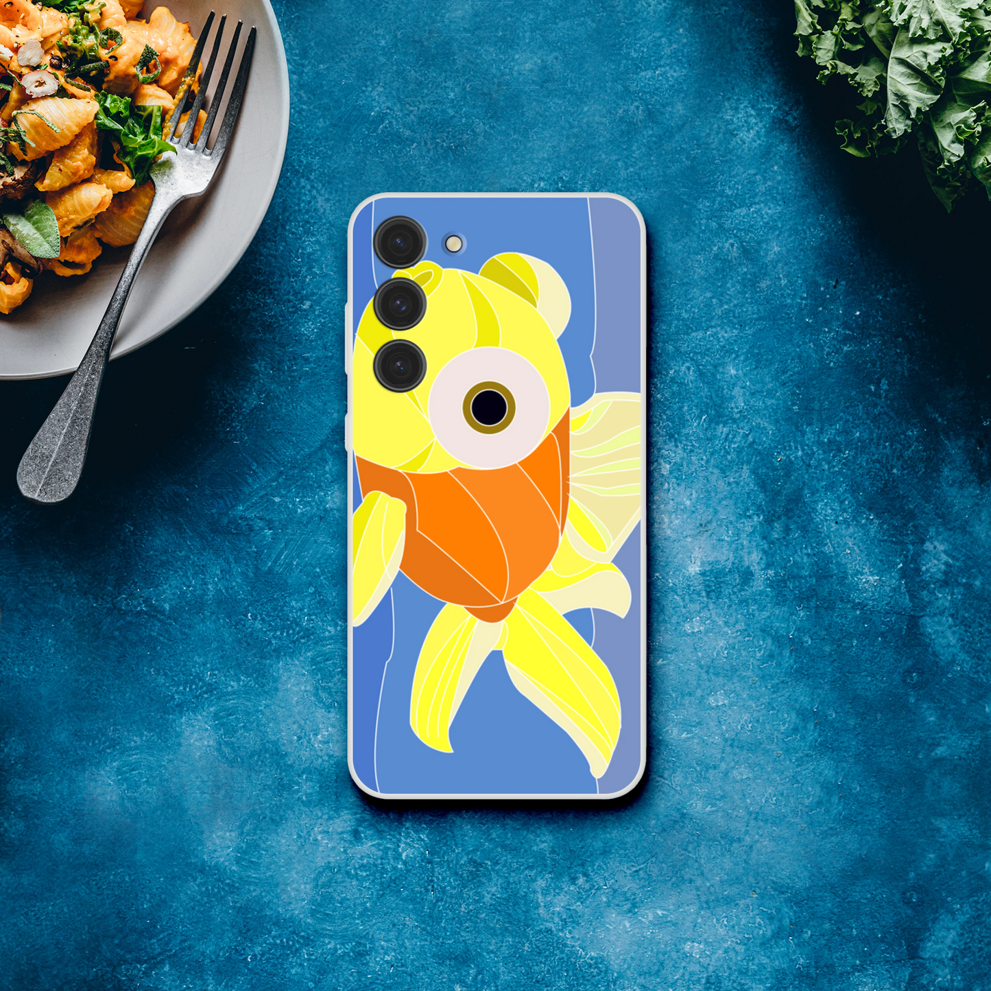Goldfish Phone Case — Cute Illustrated Fish Cover