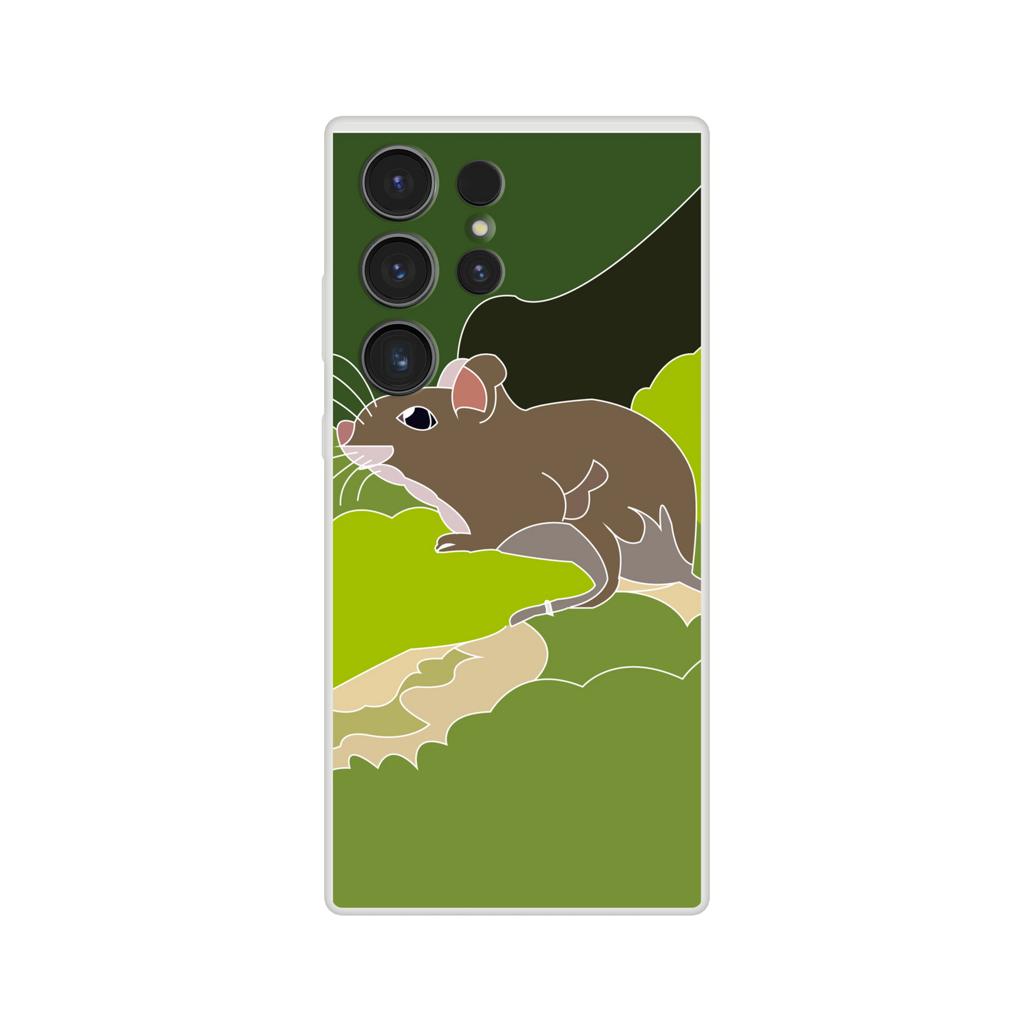 Mouse Phone Case — Cute Illustrated Animal Cover