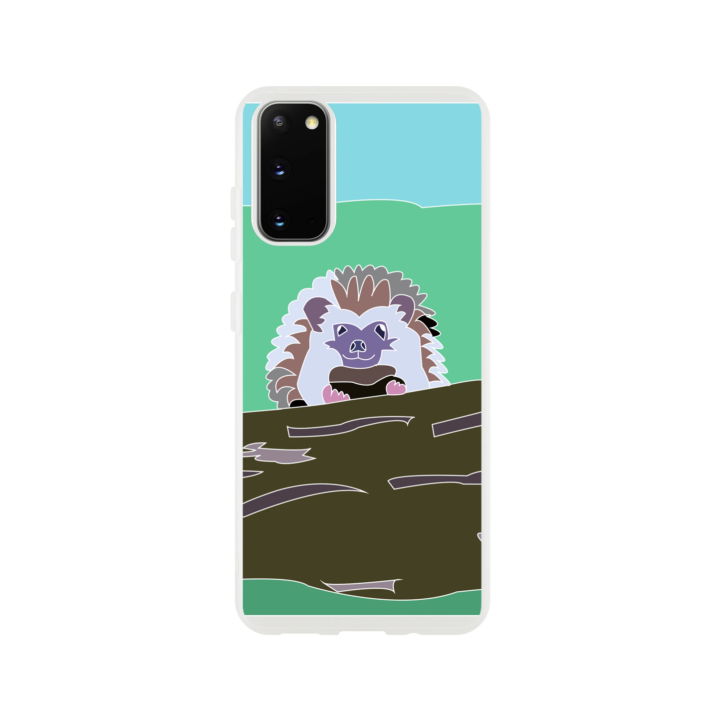 Hedgehog Phone Case — Cute Illustrated Animal Cover