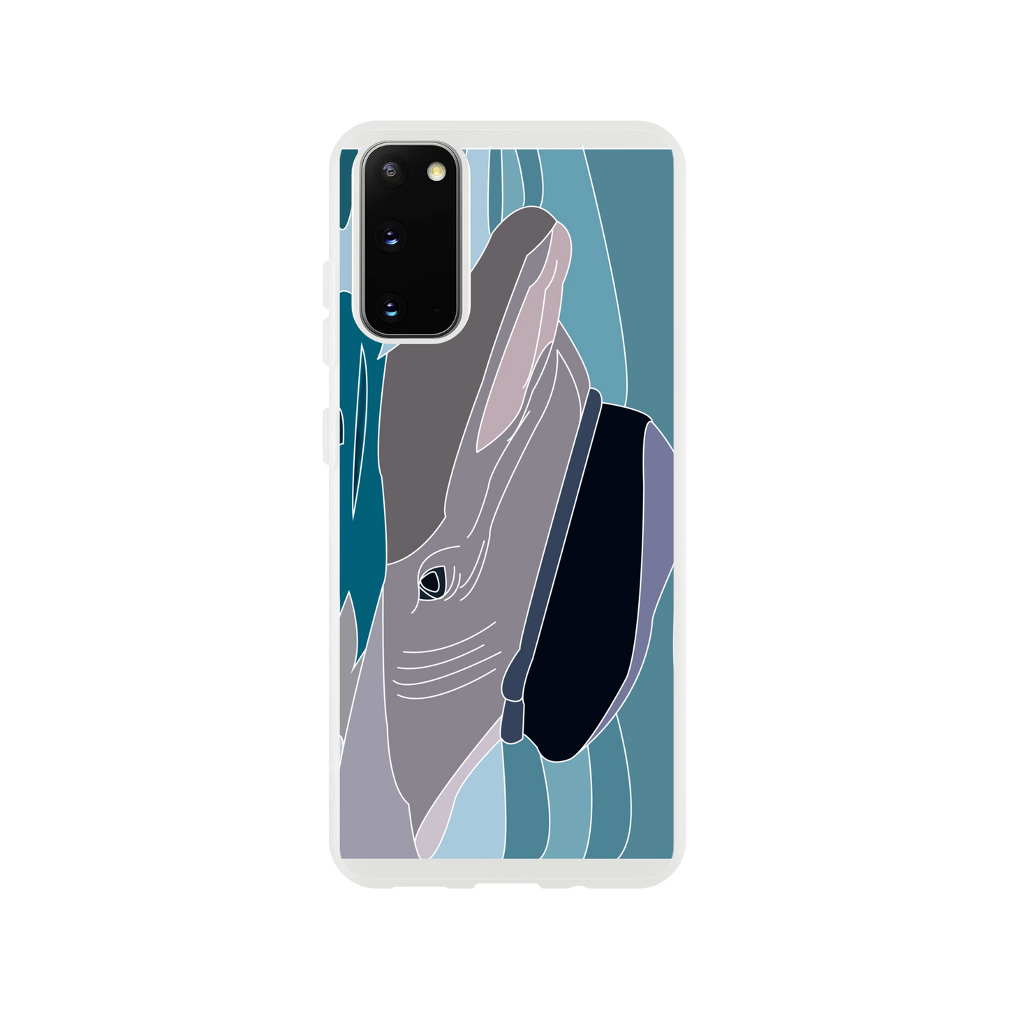 Dolphin Phone Case — Illustrated Ocean Animal Cover