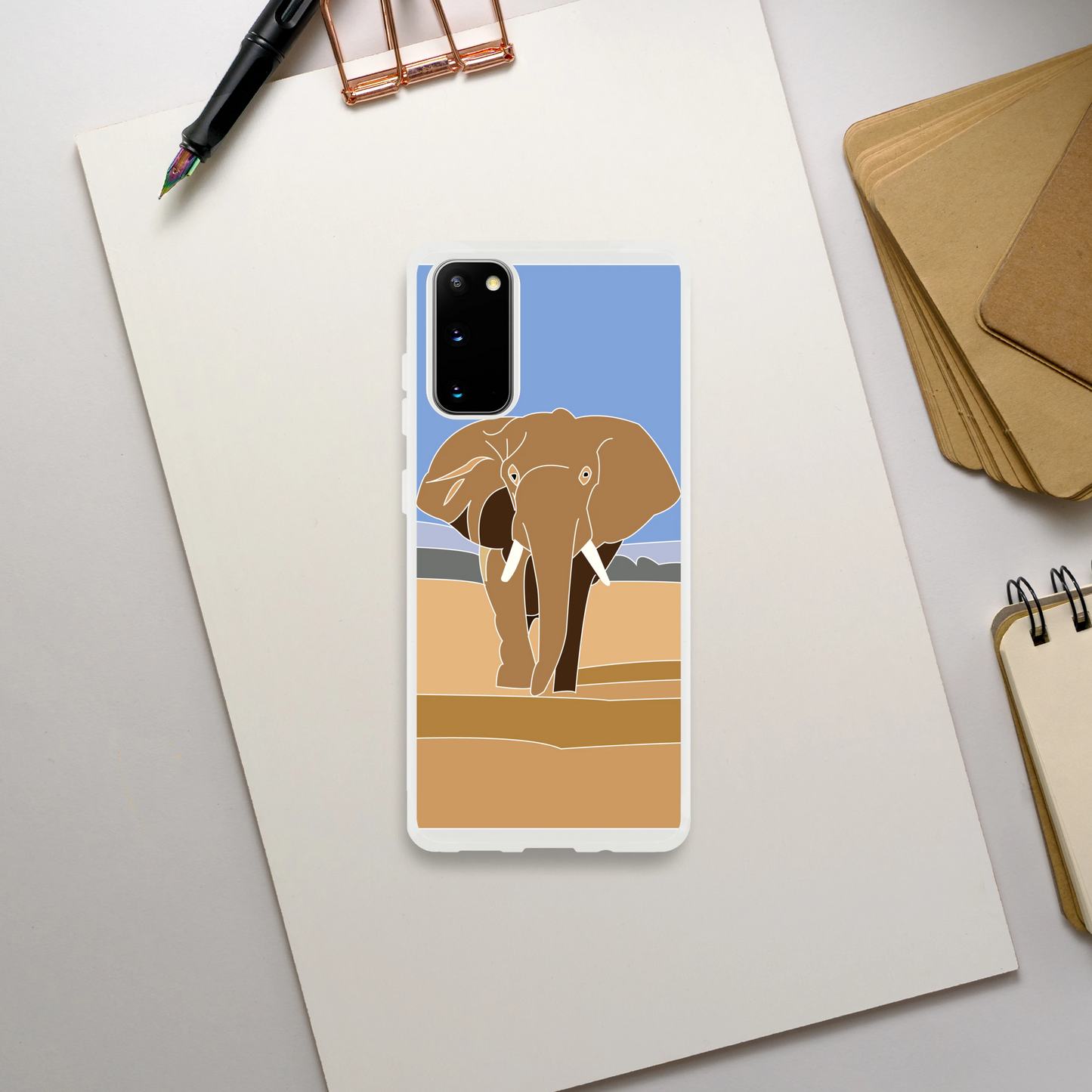 Elephant Phone Case — Majestic Illustrated Animal Cover