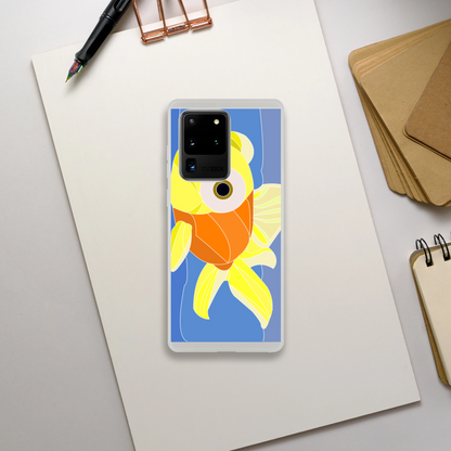 Goldfish Phone Case — Cute Illustrated Fish Cover