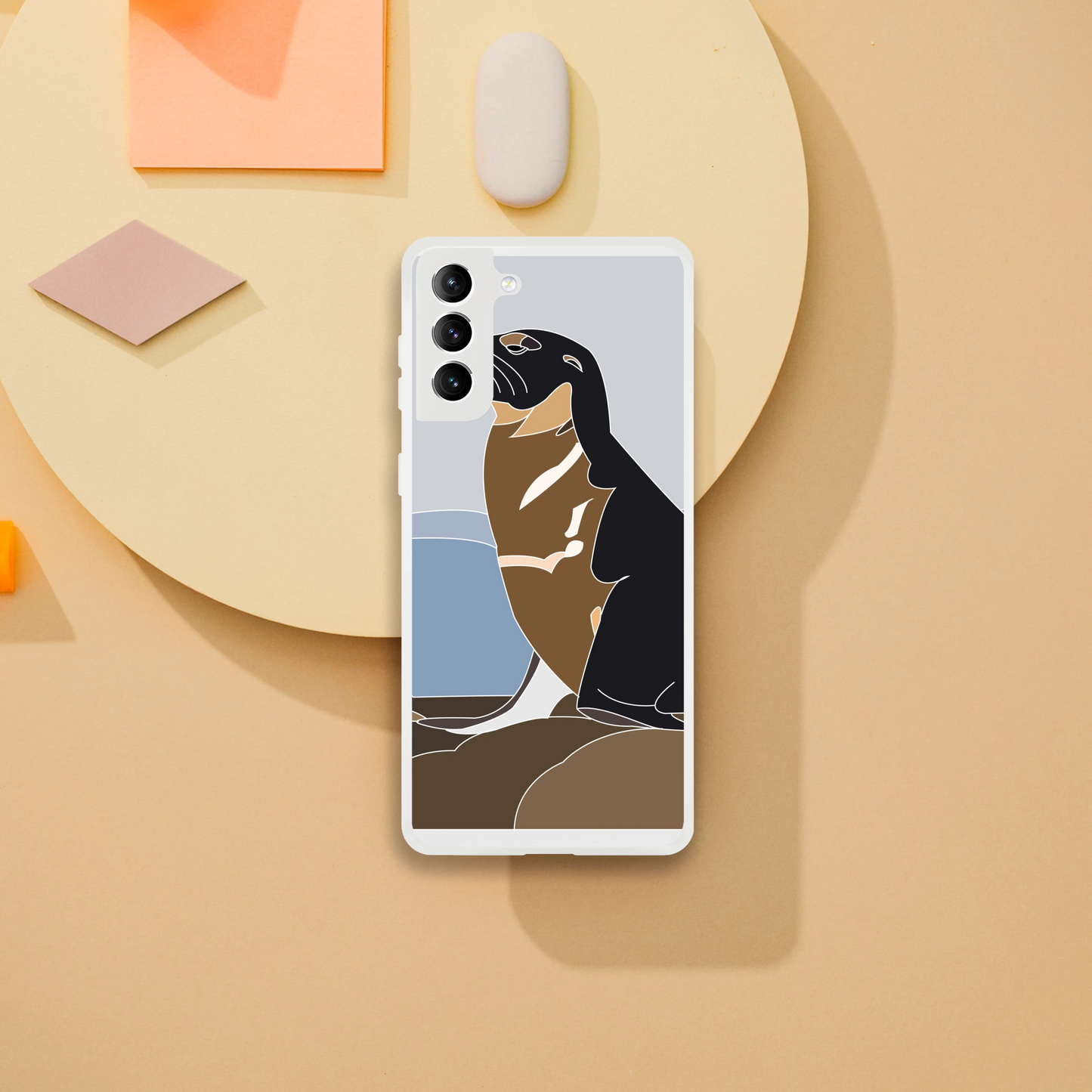 Seal Phone Case — Charming Illustrated Ocean Animal Cover