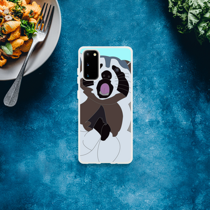 Raccoon Phone Case — Funny Illustrated Animal Cover