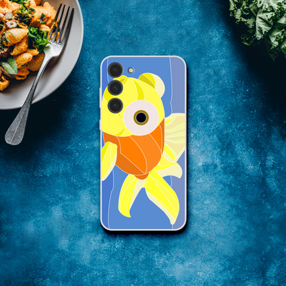 Goldfish Phone Case — Cute Illustrated Fish Cover