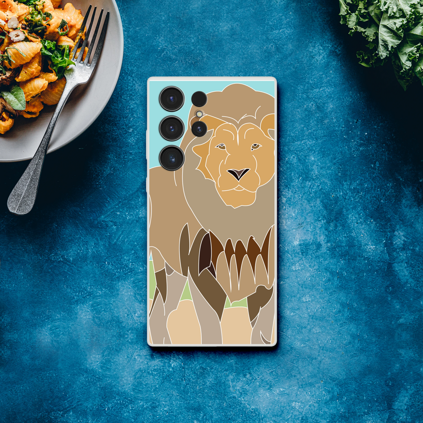 Lion Phone Case — Bold Illustrated Wildlife Cover