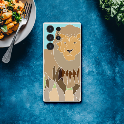 Lion Phone Case — Bold Illustrated Wildlife Cover