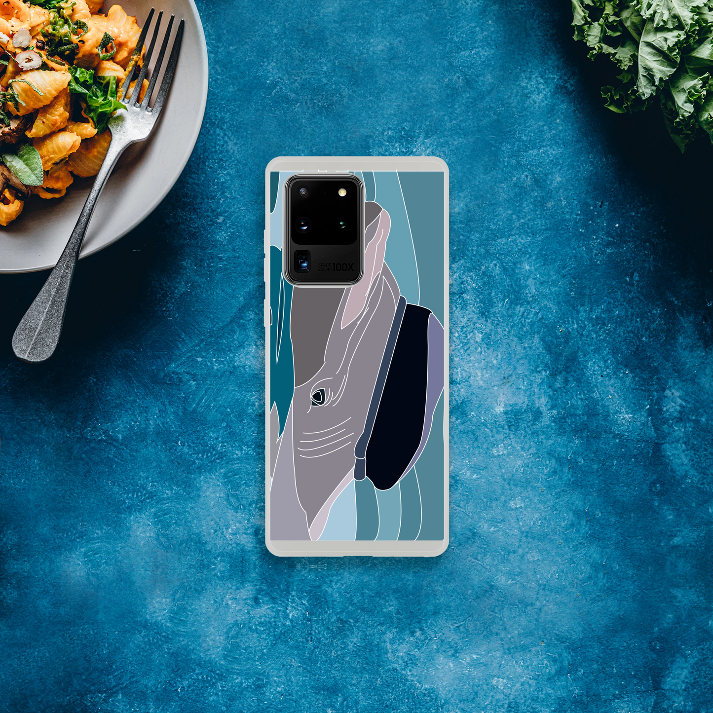 Dolphin Phone Case — Illustrated Ocean Animal Cover