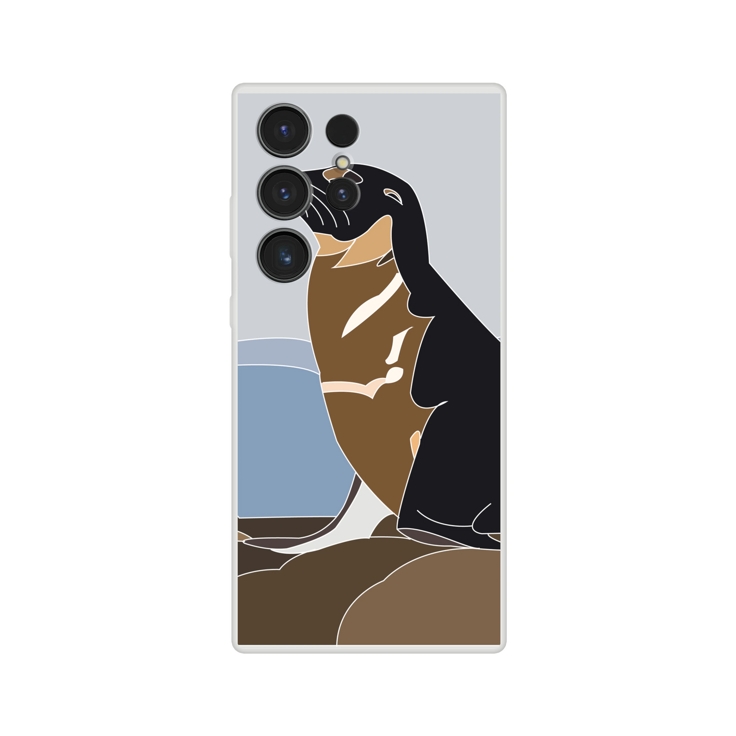 Seal Phone Case — Charming Illustrated Ocean Animal Cover