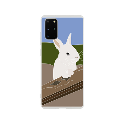 Rabbit Phone Case — Soft Illustrated Animal Cover