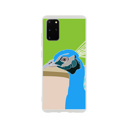 Peacock Phone Case — Vibrant Illustrated Bird Cover