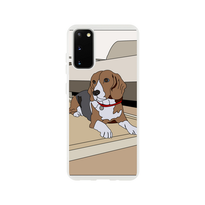 Beagle Phone Case — Cute Illustrated Dog Cover for Animal Lovers