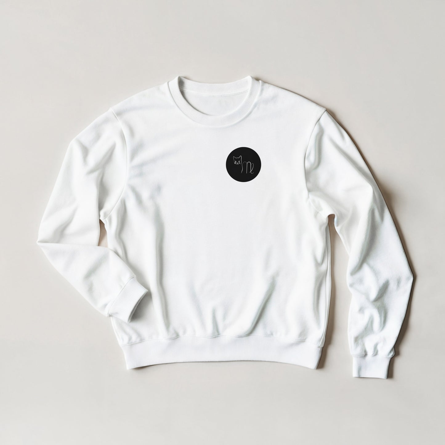 Virgo StarDust Kitty Sweatshirt - Zodiac Cat Design