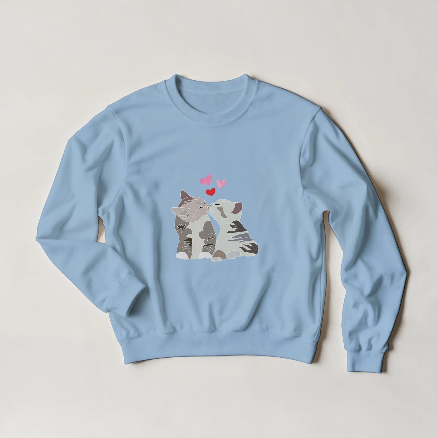 Snuggling Cats Love Sweatshirt