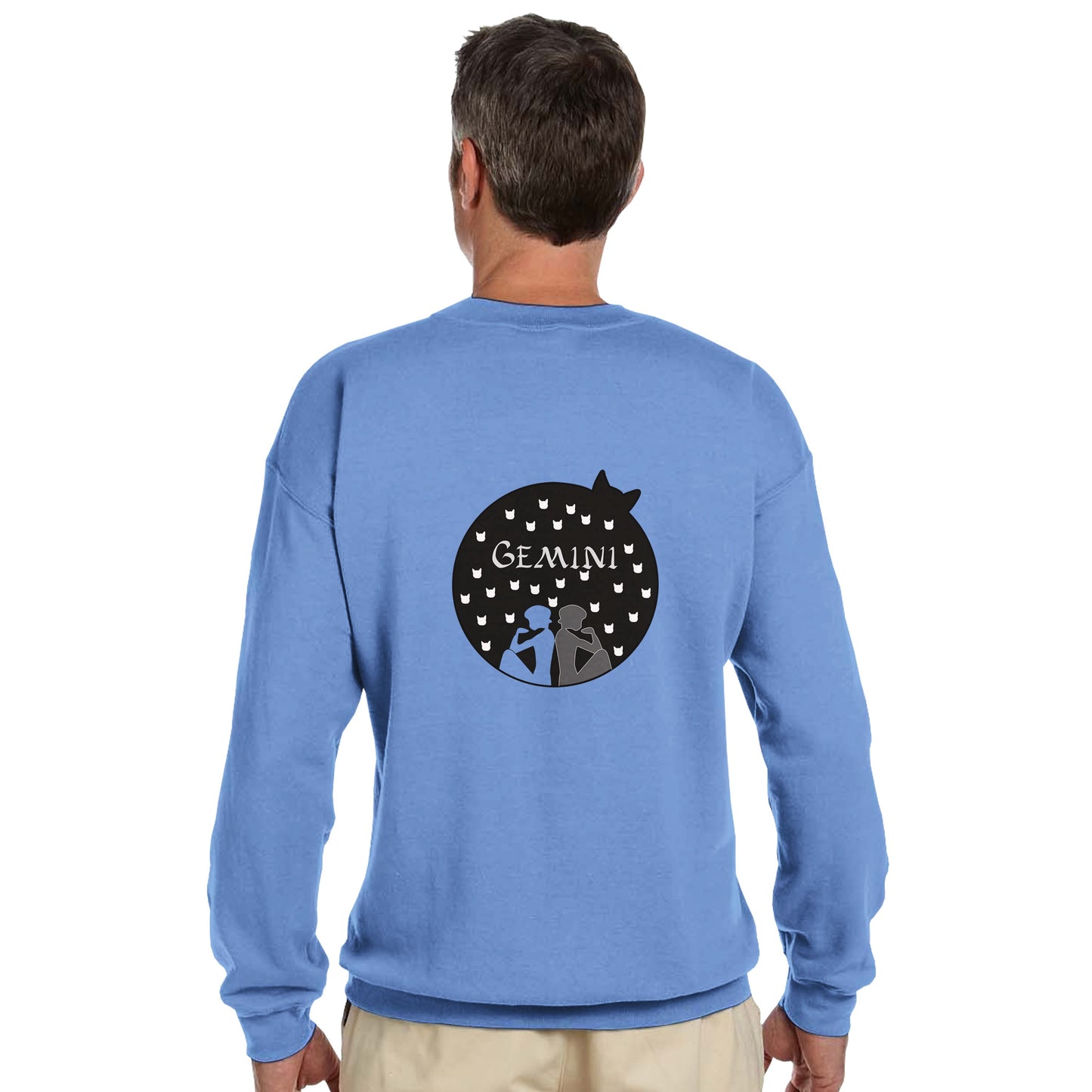 Gemini StarDust Kitty Sweatshirt - Zodiac Cat Design