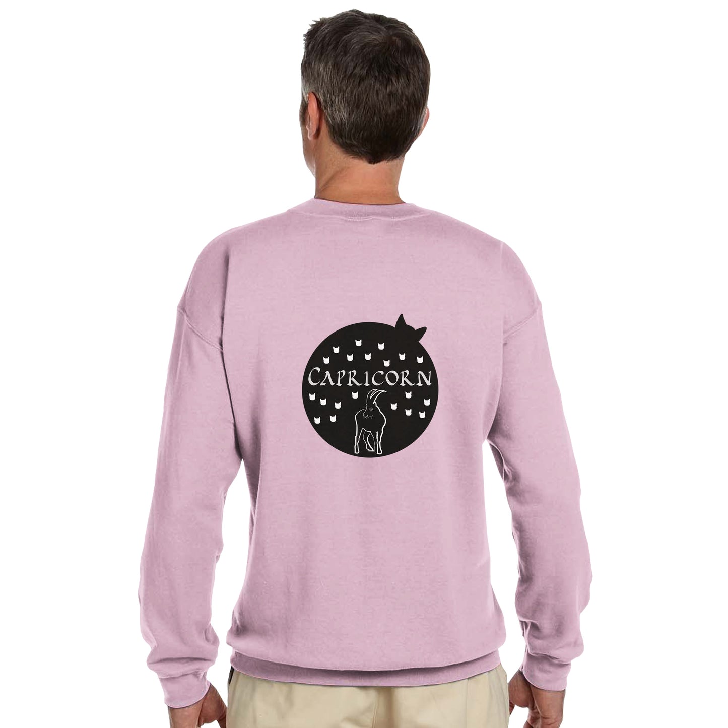 Capricorn StarDust Kitty Sweatshirt - Zodiac Cat Design