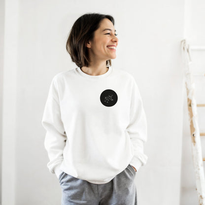 Sagittarius StarDust Kitty Sweatshirt - Zodiac Cat Design