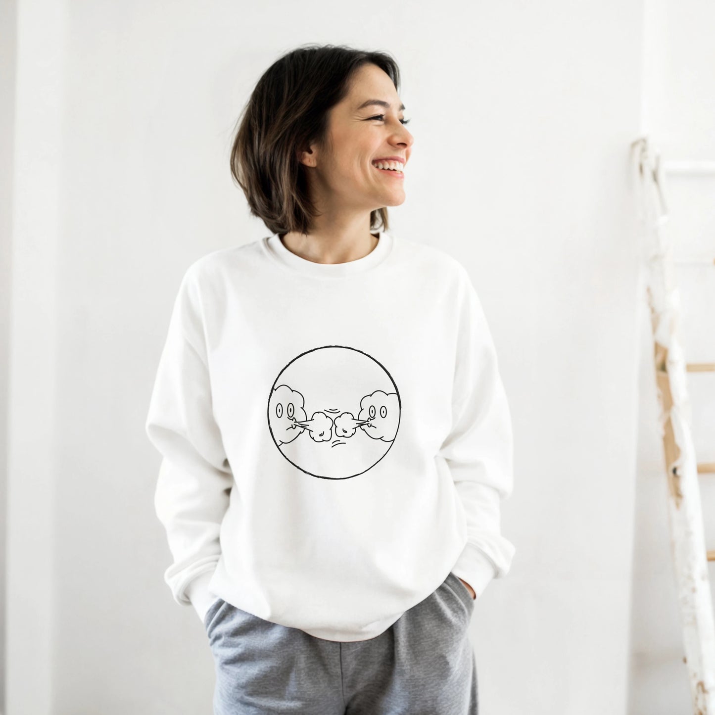 Wrestle the Wind Sweatshirt — Paradox Dept. | Classic Unisex Crewneck Sweatshirt