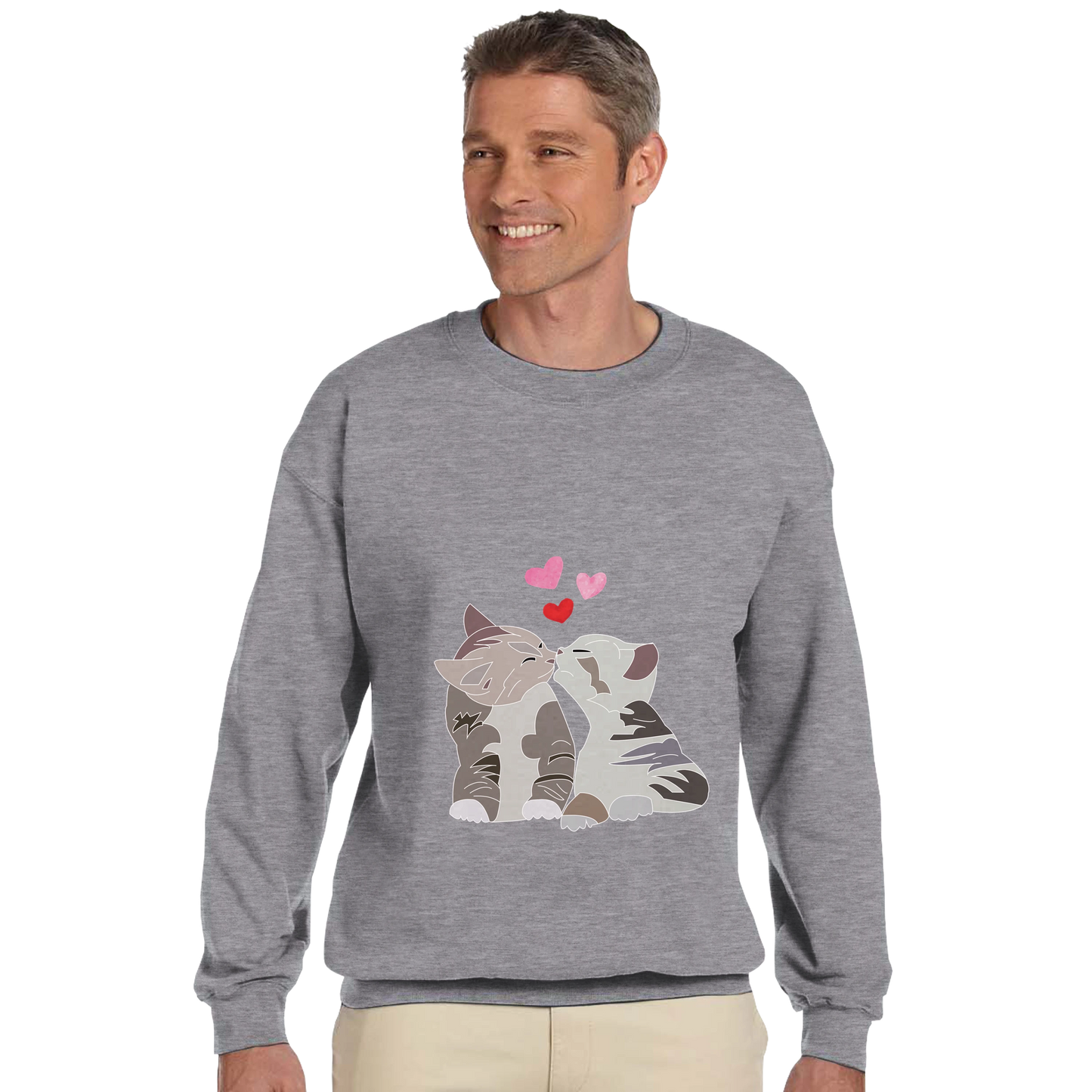 Playful Cats with Yarn Sweatshirt
