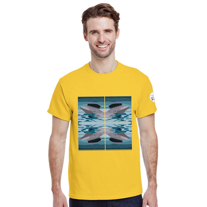 Wild & whimsy - Dolphin in a Beret Tee  - Popup Style