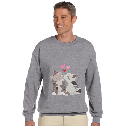 Snuggling Cats Love Sweatshirt