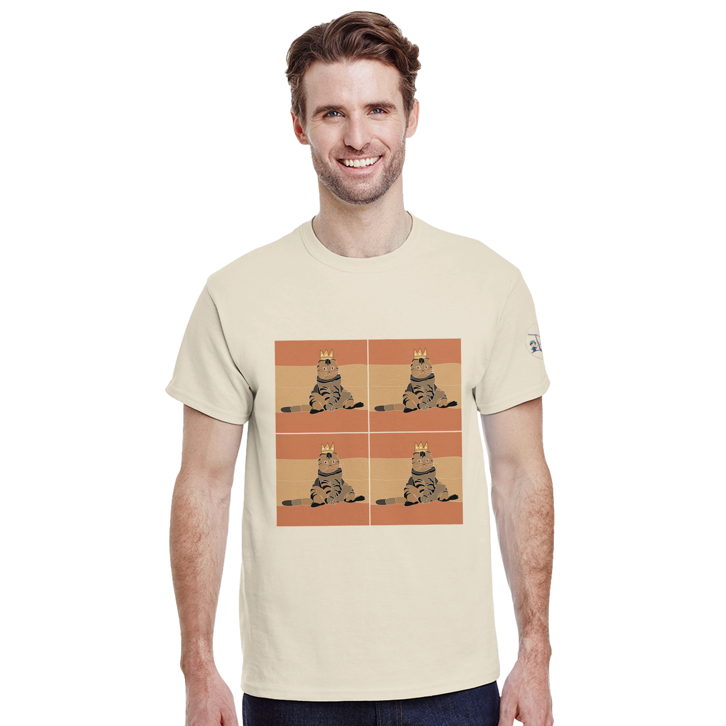 Wild & whimsy - Crowned Cat Retro - Popup Style
