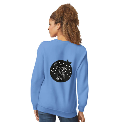 Pisces StarDust Kitty Sweatshirt - Zodiac Cat Design