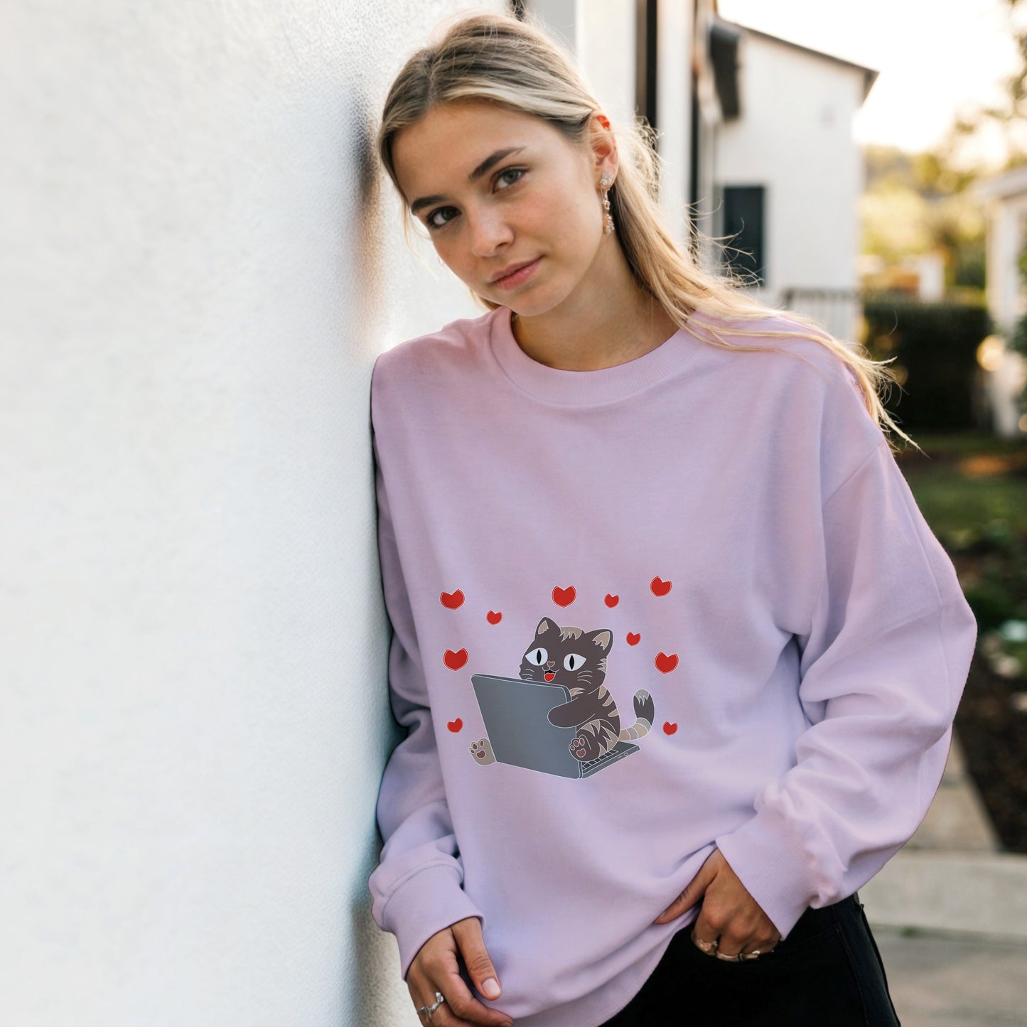 Cat Lover Heavy Blend Sweatshirt
