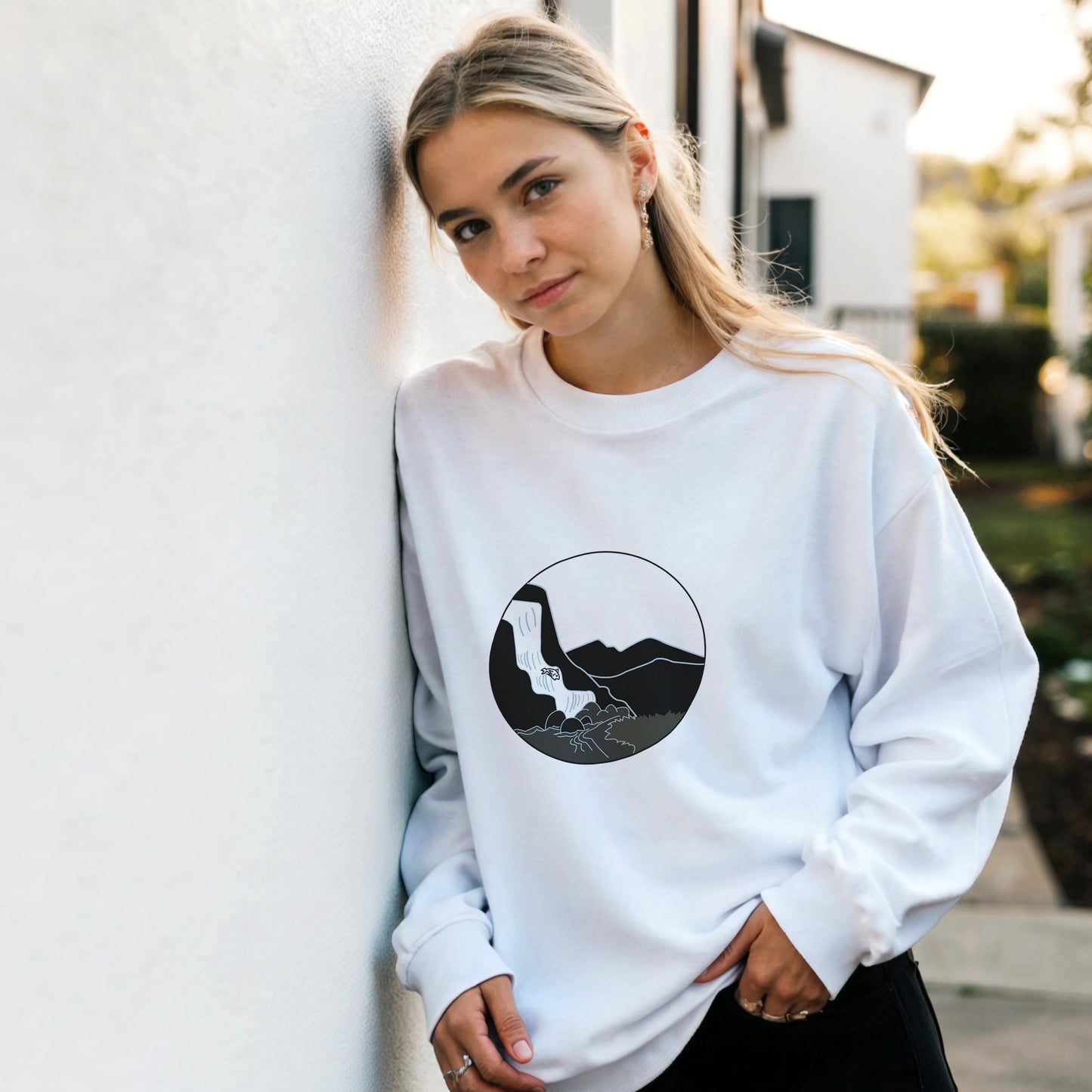 Flow Against the Flow Sweatshirt  — Paradox Dept. | Classic Unisex Crewneck Sweatshirt