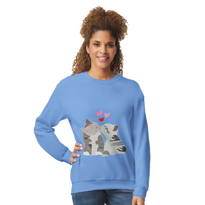Snuggling Cats Love Sweatshirt