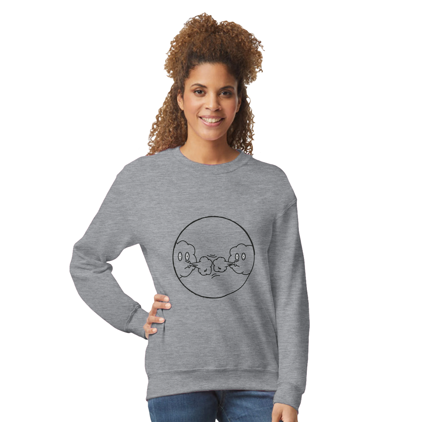 Wrestle the Wind Sweatshirt — Paradox Dept. | Classic Unisex Crewneck Sweatshirt