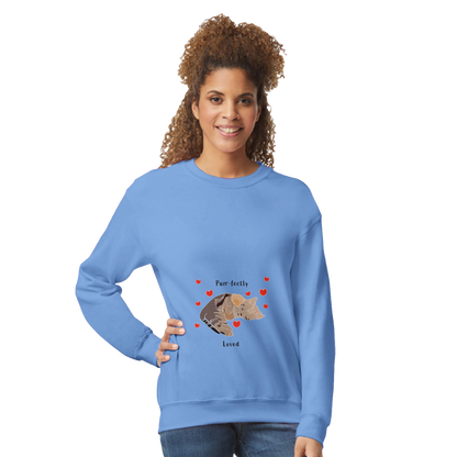 Purr-fectly Loved Kitten Sweatshirt