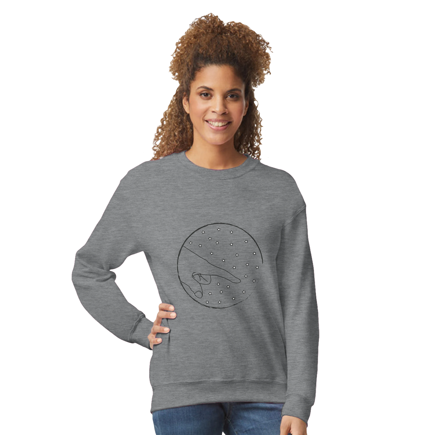 Touch the Untouchable Sweatshirt   — Paradox Dept. | Classic Unisex Crewneck Sweatshirt