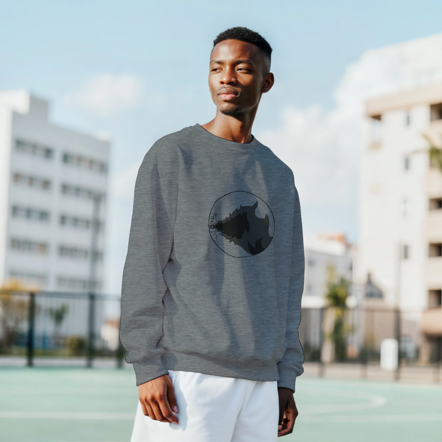 Burn the Unburnable Sweatshirt — Paradox Dept. | Classic Unisex Crewneck Sweatshirt